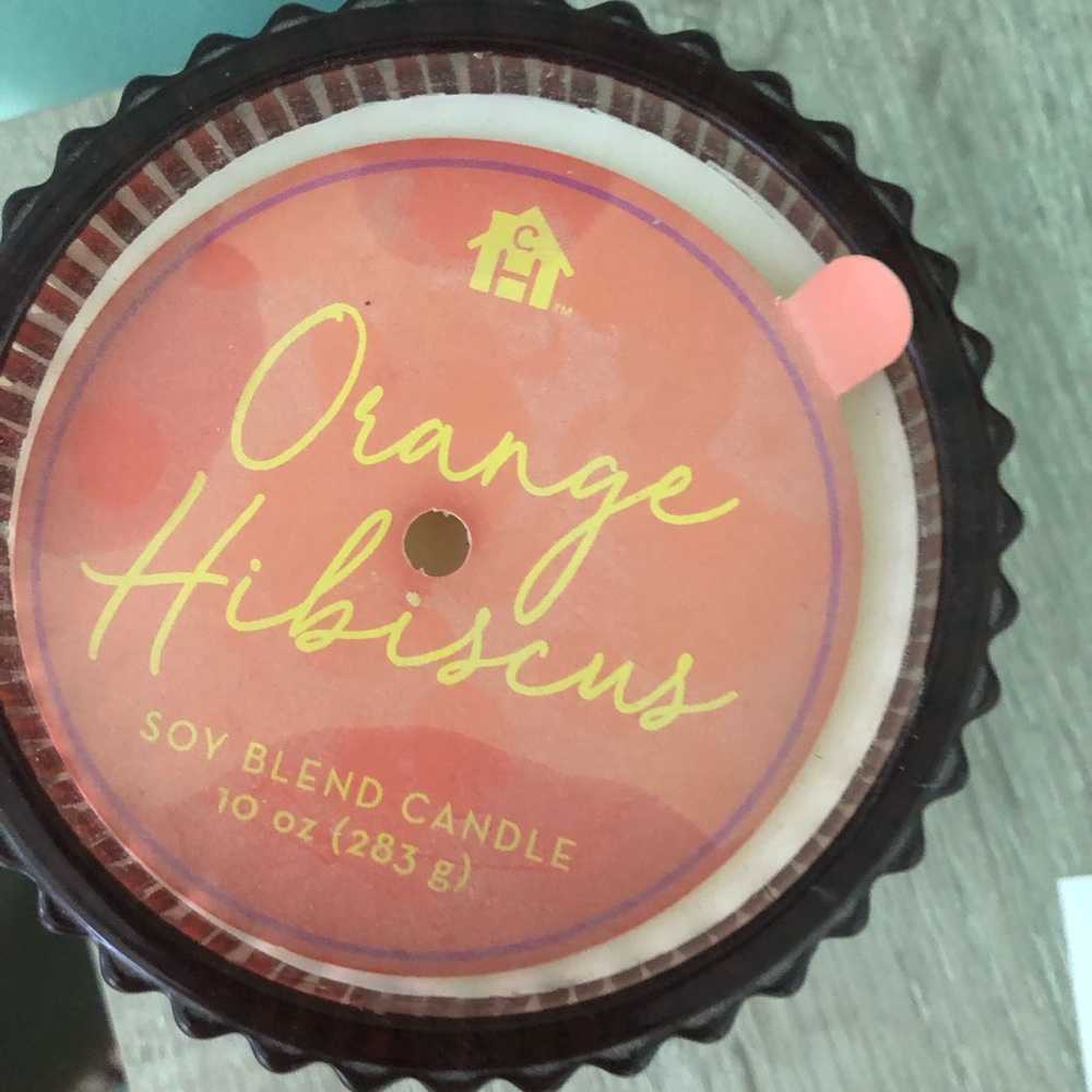 Complete Home Orange Hibiscus Candle